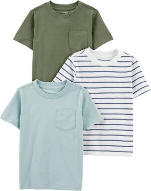 Simple Joys by Carter’s Baby Boys’ 3-Pack Short-Sleeve Tee Shirts