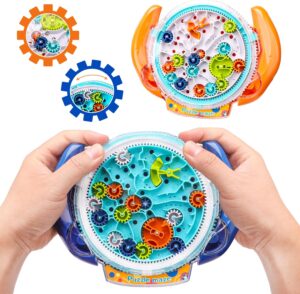 SEVENKA 2 Pack Maze Puzzle Games for Kids Ages 5-10, 3D Mind Puzzles Brain Teasers Gravity Ball Game, Maze Ball Puzzle Toy for Kids Adults, Developmental Games Toys (1 Blue+1 Orange)