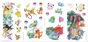 RoomMates RMK4150SCS Pokemon Favorite Character Peel and Stick Wall Decals