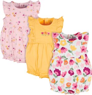Onesies Brand baby-girls 3-pack Romper