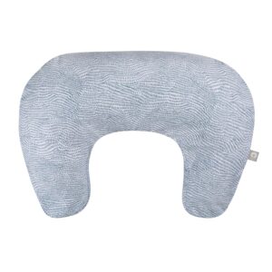 Boppy Nursing Pillow, Blue Speckled Current, Larger, Firmer, More Supportive Pillow for Breastfeeding and Bottle Feeding, Firmer Fill, Higher Lift, Larger Area Than Original Nursing Pillow