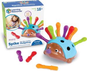 Learning Resources Spike The Fine Motor Hedgehog – Toddler Learning Toys, Fine Motor and Sensory Toys for Kids Ages 18+ Months, Montessori Toys
