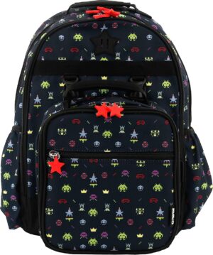 J World New York Unisex Kid’s Backpack with Lunch Bag Set, Game, One Size