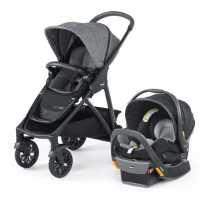 Chicco Corso Primo ClearTex Travel System – Aspen | Black
