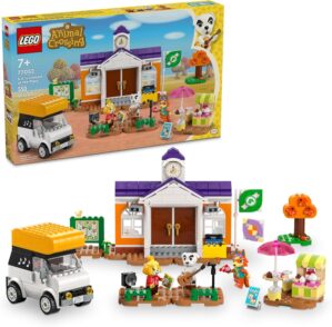 LEGO Animal Crossing K.K.’s Concert in The Plaza Building Toys Set – Animal Crossing Toy Figures & Playsets for Kids, Girls & Boys, Ages 7+ – Pretend Play Birthday Gift – 77052