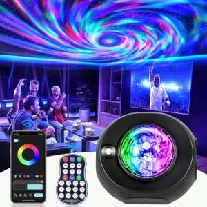 Star Projector Galaxy Light, Galaxy Projector for Bedroom with APP Remote Control, Timer – Night Light Projector for Kid Adult Aurora Light Projector