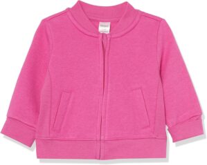 Hanes, Zippin Soft 4-way Stretch Fleece Zip Up Sweatshirt Jacket, Babies and Toddlers
