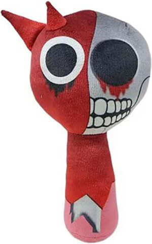 Sprunki Plush Toys – 8” Spunki Plushies for Horror Game Fans, Soft and Funs Stuffed Sprunky Dolls Christmas & Birthday Gifts for Adults Kids (Raddy B)