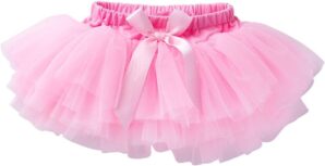 Anbaby Baby Girls Soft Tutu Skirt Toddler Ruffled Pants Diaper Cover