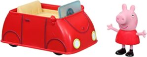 Peppa Pig Peppa’s Adventures Little Red Car Toy Includes 3-inch Figure, Inspired by The TV Show, for Preschoolers Ages 3 and Up