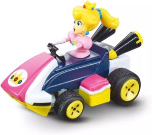 Carrera RC Nintendo Mario Kart 2.4 GHz Mini Collectible Radio Remote Control Toy Car Vehicle – Peach