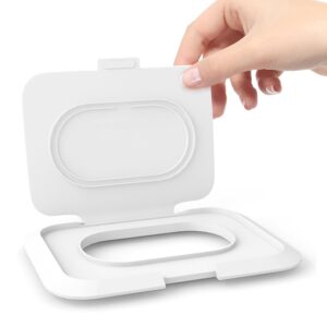 Reusable Lid and Cover for Baby Wipes Refill, Reusable for Over 1 Year, for Non Flip Top, Open Top Diaper Wipes 2 Pcs