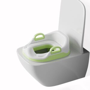 Toddler Potty Training Toilet Seat, Equipped with Must – Haves Travel Essentials Cushioned Portable Insert Seats – for Toddlers 1-3, Potty Train Chair Adapter, and Soft Padded Attachment