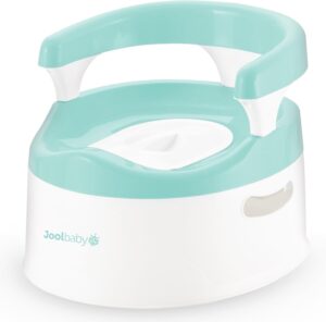 Jool Baby Potty Chair for Toddler Toilet Training – Splash Guard & Back Support (Aqua)