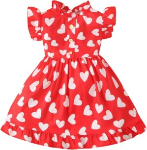 VINUOKER Toddler Baby Girl Skirt Floral Dress Summer Sundress Little Girl Casual Dresse Summer Fall Outfits