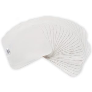 Reusable Baby Wipes, 25 Washable Cloth Wipes per Pack, 100% Cotton, Soft and Gentle for Baby’s Skin, by Nora’s Nursery