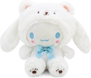 Kawaii Cartoon White Bear Cross-Dressing Series Plush,Soft Plush Doll Cute Soft Toys, Plush Pillow Stuffed Animals Toy Birthday Gifts for Girls Kids ((White Bear-8in)