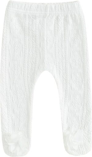 Baby Footed Pants Cute Flower Princess Baby Tights Stockings Leggings Newborn Baby Girl Clothes 3 6 9 12 18 24M