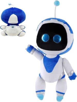 11.8” Astro Bot Plush, Astro Bot Plushies Toy, Soft Stuffed Figure Doll for Game Fans, Boys Girls and Fans Gift