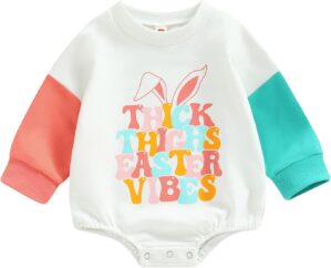 Engofs Newborn Baby Girl Boy Sweatshirt Romper Long Sleeve 0 3 6 12 18 Months Fall Winter Clothes