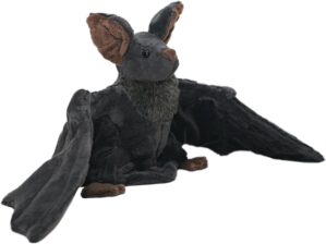 Goth Bat Plush Creepy Gothic Bat Stuffed Animal Lifelike Large Bats Plushie Soft Hugging Plush for Halloween Easter Christmas Valentines Birthday Gift 12inch