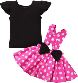 Baby Toddler Girl Polka Dots Fancy Dress Up Costume Birthday Party Tulle Dresses with Polka Dot Headband
