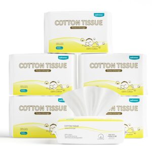 Winner 100% USA Cotton Dry Wipes, 600 Count Ultra Soft Face Towels, Wet and Dry Use, Unscented and Hypoallergenic, Baby Necessities for Diaper Changes, Meals, and On-the-go Cleanup