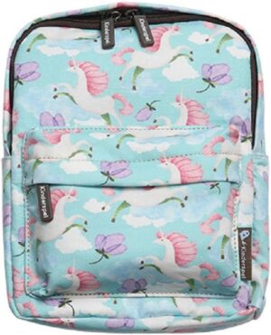 Insulated Lunch Bag for Toddlers, Compact Size Backpack with Chest Harness & Removable Safety Leash, Non-Slip EZ Wear, Water-Resistant, Toddler Travel Bag, Little Unicorn