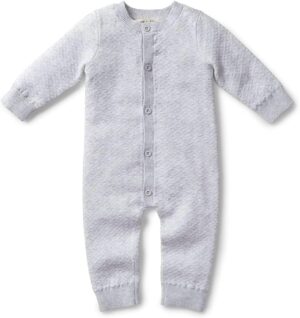 Hope & Henry Baby Organic Cable Knit Sweater Romper