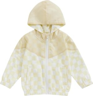 Emmababy Tie Dye Sweatshirt Jacket Baby Girl Hoodie Zipper Long Sleeve Rainbow Print Coat Toddler Hooded Zip Up Outerwear