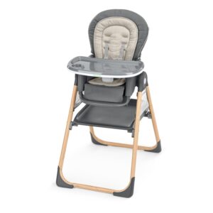 Ingenuity Proper Positioner Create Up! Multi-Mode Folding High Chair – Covertible Activity Desk and Tower – 9 Modes of Use – Storage Pockets – Wesley – OM – 5Y