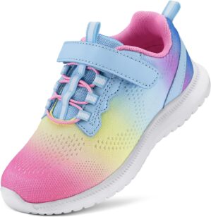 RUNSIDE Kids Shoes, Boys Girls Sneakers Lightweight Athletic Walking/Running Tennis Shoes(Toddler/Little Kid/Big Kid)