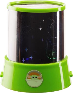 Idea Nuova Star Wars The Mandalorian Color Changing Projection Kids Lamp and Nightlight