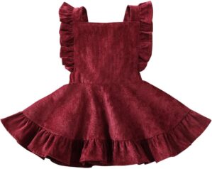 ZAXARRA Toddler Baby Girls Strap Suspender Skirt Overalls Dress Outfit