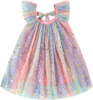 Baby Girl Tutu Dress Summer Kids Floral Tulle Skirt Bowknot Lace Sleeveless Princess Sundress