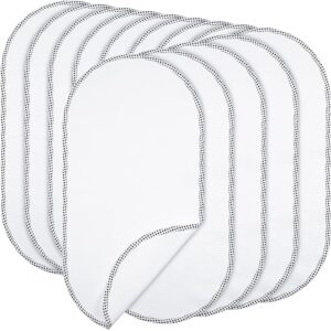 Chumia 12 Pack Baby Waterproof Changing Pad Liners Portable Baby Changing Mat Soft Flannel Cotton Reusable Table Cover Liners for Boys Girls