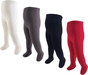 Touched by Nature Baby and Toddler Girl Organic Cotton Tights