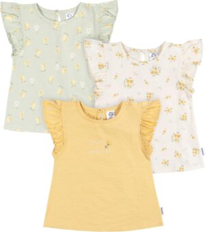 Gerber Baby Girls’ Toddler 3-Pack Short Sleeve Tees