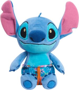 Disney’s Lilo & Stitch 7.5 Inch Stitch Plushie Stuffed Animal, Topical Theme, Alien, Kids Toys for Ages 2 Up by Just Play