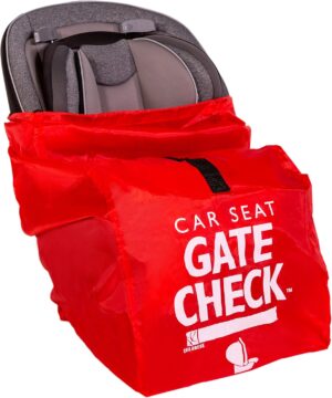 J.L. Childress Gate Check Bag for Car Seats – Travel Bag Fits All Infant Carriers, Booster Seats – Air Travel Bag