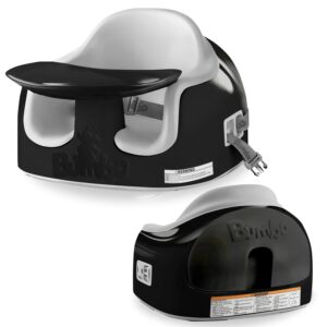 Bumbo 3-in-1 Baby Multi Seat Booster w/Tray Table, 6-36 Months, Black/Cool Grey