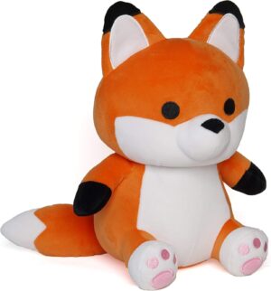 Avocatt Orange Red Fox Plush – 10 Inches Stuffed Animal Plushie – Hug and Cuddle with Squishy Soft Fabric and Stuffing – Cute Toy Gift for Boys and Girls