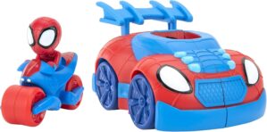 Marvel Spidey and His Amazing Friends 2 n 1 Web Strike Feature Vehicle – Must-Have Toy for All Fans