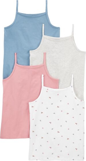Simple Joys by Carter’s Girls and Toddlers’ Tank Tops, Pack of 4