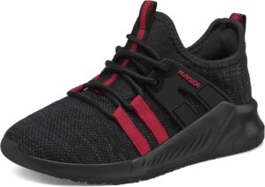 RUNSIDE Boys Girls Tennis Shoes Kids Lightweight Breathable Sneakers Lace-up Running Athletic Shoes for Toddler/Little Kid/Big Kid