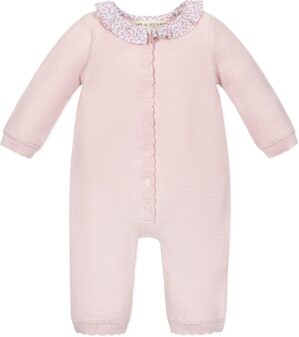 Hope & Henry Baby Organic Cable Knit Sweater Romper
