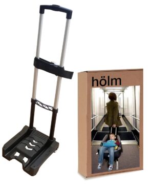 Holm Airport Car Seat Stroller Travel Cart and Child Transporter – A Carseat Roller for Traveling. Foldable, storable, and stowable Under Your Airplane seat or Over Head Compartment.