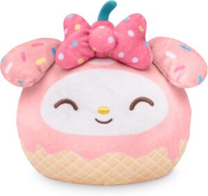 TeeTurtle My Melody Reversible 4″ Plushie – My Melody Ice Cream – Officially Licensed Sanrio Soft Stuffed Animal