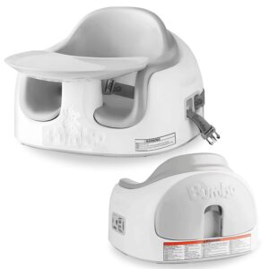 Bumbo 3-in-1 Baby Multi Seat Booster w/ Feeding Tray, 6-36 Months Old, Cool Grey