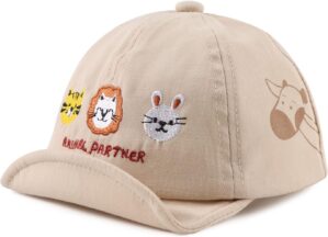 JANGANNSA Baby Duck Cap Infant Kids Sun Hat Bear Cute Cartoon Caps Spring Summer
